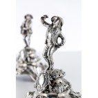 Para zapachowników figuralnych trubadurów, Francja, srebrna – neorokokowa.