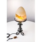Lampka Freres Muller,  salonowa, stojąca, Francja – art deco.