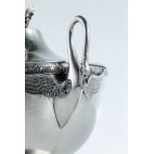 Waza/Pokala kryta z pokrywą, srebrna, Włochy – neo empirowa